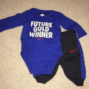 Little boy athleisure outfit